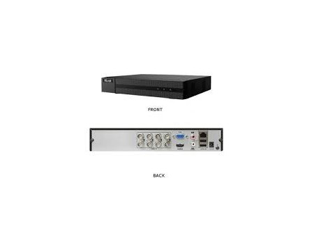 DVR 1080P Lite Pentahíbrido  8 Canales TURBOHD + 2 Canales IP  Audio Por Coaxitron  1 Bahía de Disco Duro