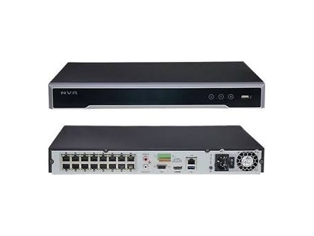 NVR 16-ch 1U 16 PoE 4K