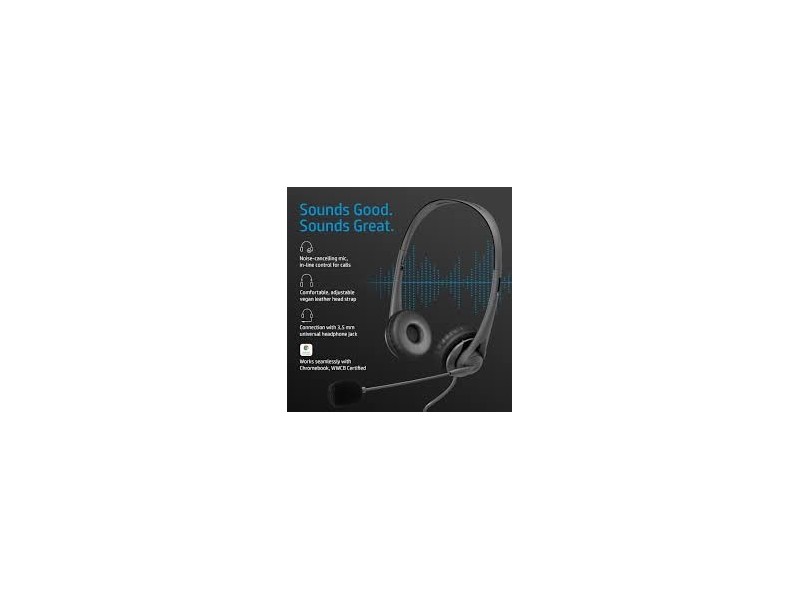 Auriculares estéreo HP G2 de 3,5 mm