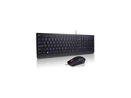 Kit Teclado + Mouse Lenovo Essential Alámbrico