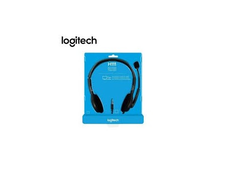 Audífonos estéreo con micrófono Logitech H111