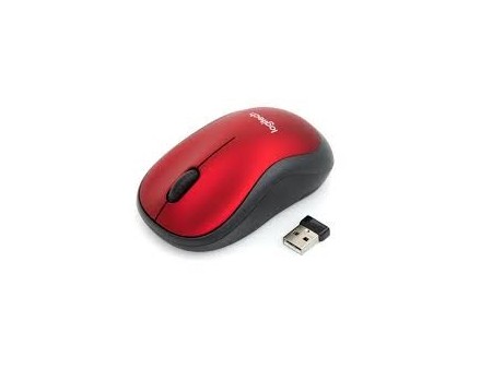 Mouse compacto inalámbrico Logitech M185 ROJO