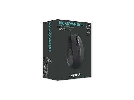 Mouse compacto de alto desempeño Logitech MX Anywhere 3 Black