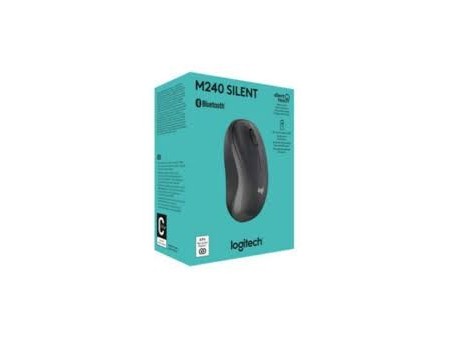 Mouse Bluetooth silencioso M240 con forma cómoda