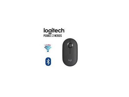 Mouse Inalámbrico Logitech Pebble M350 Negro