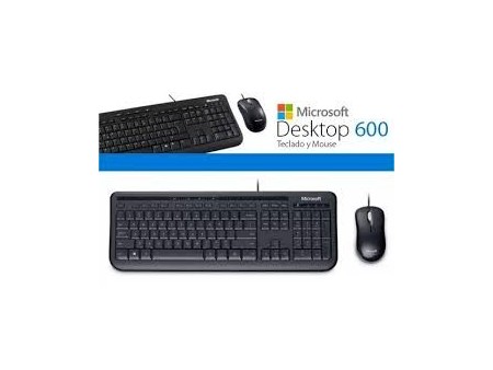 Combo Teclado Y Mouse Microsoft 600 Alambrico