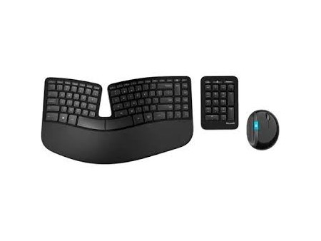 Combo Teclado + Mouse Multimedia Ergonómico