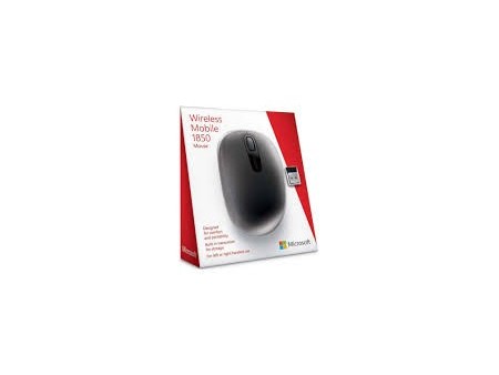 Mouse Inalámbrico Microsoft Wireless Mobile 1850 Negro