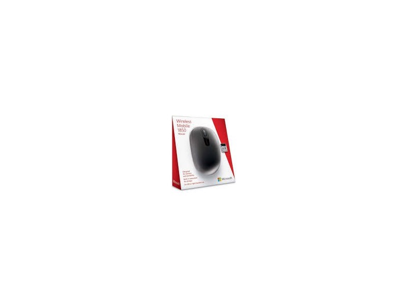 Mouse Inalámbrico Microsoft Wireless Mobile 1850 Negro