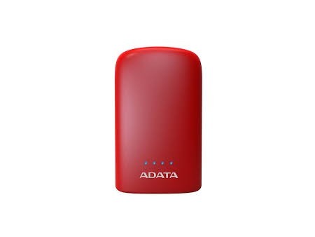 POWERBANK Cargador portátil Adata P10050V Rojo - AP10050V-DUSB-CRD