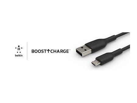 Cable USB-A a micro-USB BOOST↑CHARGE™ (1 m, negro)