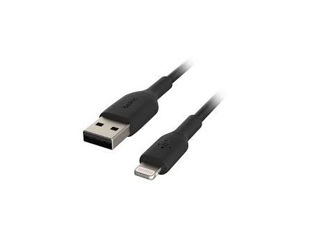 Cable Lightning a USB-A BOOST↑CHARGE™ (15 cm, negro)