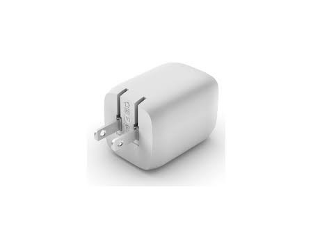 Cargador de pared dual USB-C GaN con PPS 45W