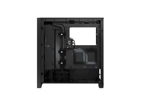 Chasis ATX semitorre con cristal templado iCUE 4000X RGB, negro