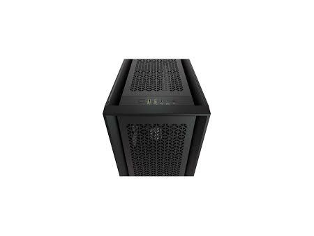 Chasis de PC ATX semitorre con cristal templado 5000D AIRFLOW, negro