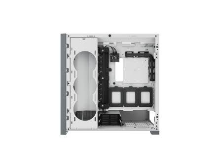 Chasis de PC ATX semitorre con cristal templado 5000D AIRFLOW, blanco