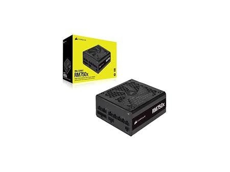 Fuente de alimentación ATX de 750 vatios completamente modular con certificación 80 PLUS Gold RMx Series RM750x