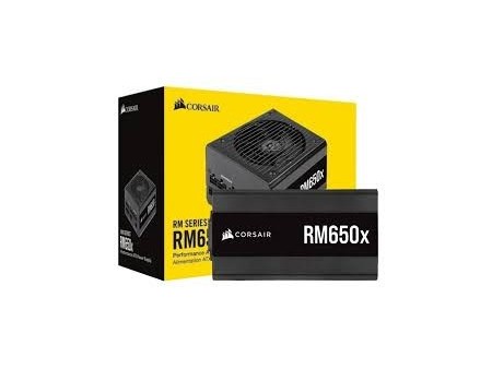 Fuente de alimentación ATX de 650 vatios completamente modular con certificación 80 PLUS Gold RMx Series RM650x