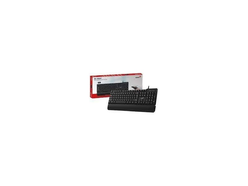 Teclado USB – Genius Smart KB-100XP – Reposa Muñecas – Para Windows y Mac – Color Negro