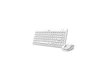 COMBO TECLADO  + MOUSE GENIUS LUXEMATE Q8000 TKL WIRELESS USB MULTIMEDIA SP WHITE