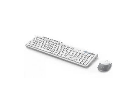 COMBO TECLADO GENIUS + MOUSE SLIMSTAR 8230 WIRELESS/BLUETOOTH MULTIMEDIA WHITE