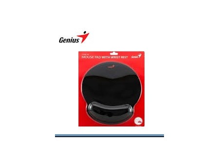 PAD MOUSE GENIUS G-WMP 100 C/DESCANSADOR BLACK