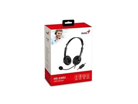 Auriculares Genius USB HS-230U Negro