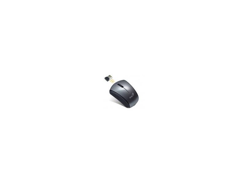 Mouse Óptico Genius Micro Traveler Inalámbrico USB Gris