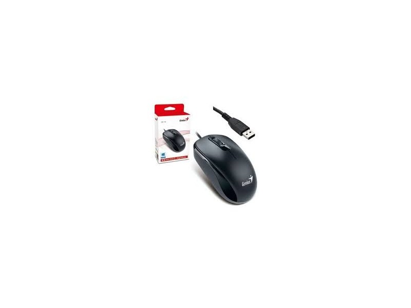 MOUSE ALÁMBRICO GENIUS DX-120 NEGRO