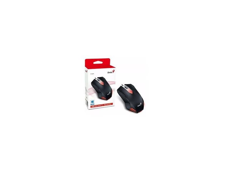 Mouse Genius Alambrico X-g200 Negro