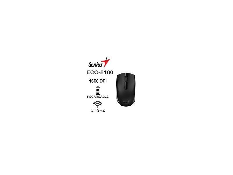 Mouse Eco-8100 recargable Genius