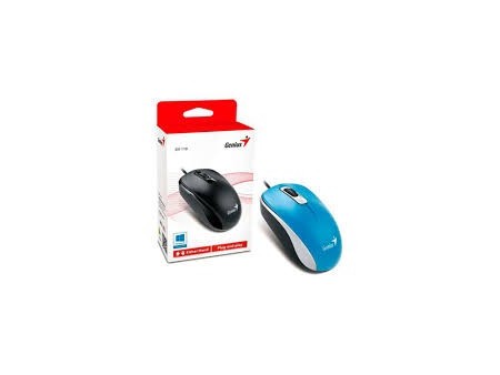 MOUSE ALAMBRICO GENIUS DX-120 AZUL