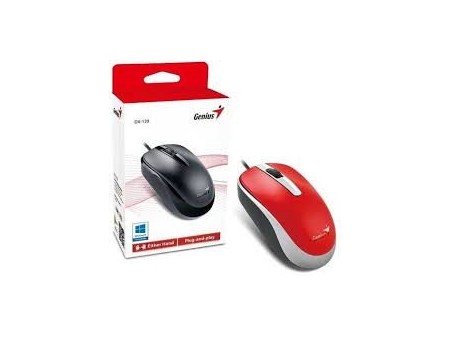 MOUSE ALAMBRICO GENIUS DX-120 ROJO