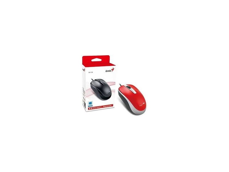 MOUSE ALAMBRICO GENIUS DX-120 ROJO