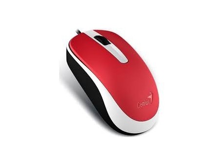 MOUSE ALAMBRICO GENIUS DX-120 ROJO