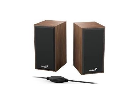 PARLANTES GENIUS SP-HF 180 USB 4W POWER WOOD