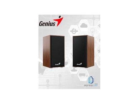 PARLANTES GENIUS SP-HF 180 USB 4W POWER WOOD