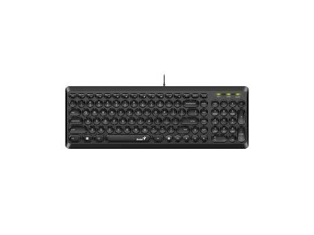 TECLADO GENIUS SLIMSTAR Q200 SP USB BLACK