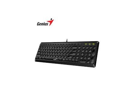 TECLADO GENIUS SLIMSTAR Q200 SP USB BLACK