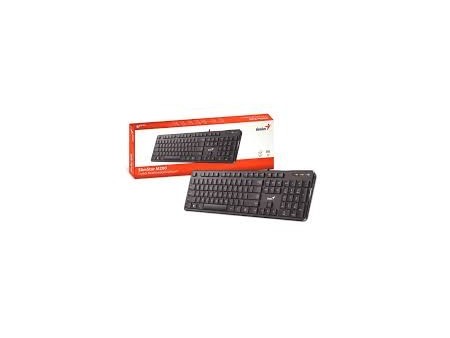 TECLADO GENIUS SLIMSTAR M200 USB MULTIMEDIA SP BLACK