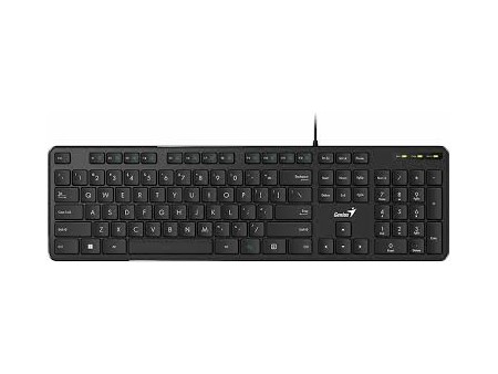 TECLADO GENIUS SLIMSTAR M200 USB MULTIMEDIA SP BLACK