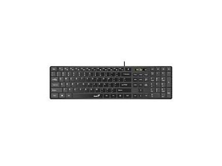 TECLADO ALÁMBRICO GENIUS SLIMSTAR 126 NEGRO