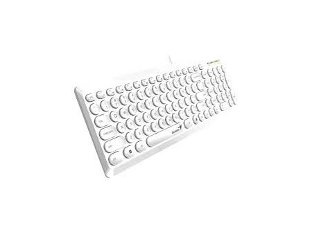 TECLADO ALÁMBRICO GENIUS SLIMSTAR Q200 BLANCO