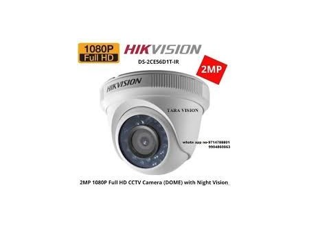 Cámara Tipo Domo Plastico TURBOHD 1080p / Lente 2.8 mm / Iluminacion Led 20 mts / Para Interiores