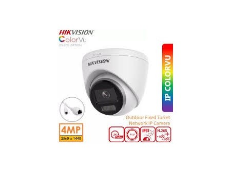 Camara 4 MP ColorVu Fixed Turret Network