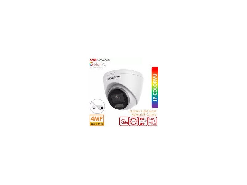 Camara 4 MP ColorVu Fixed Turret Network